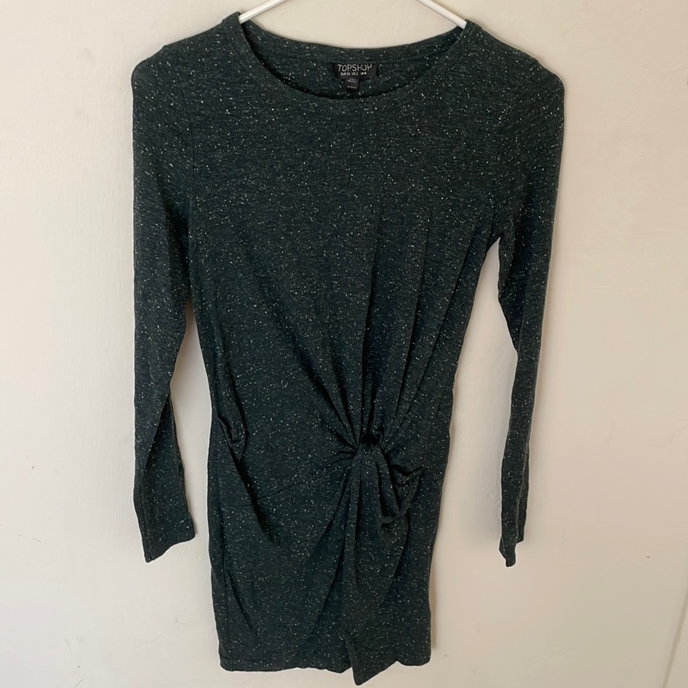 Topshop speckled knit dress